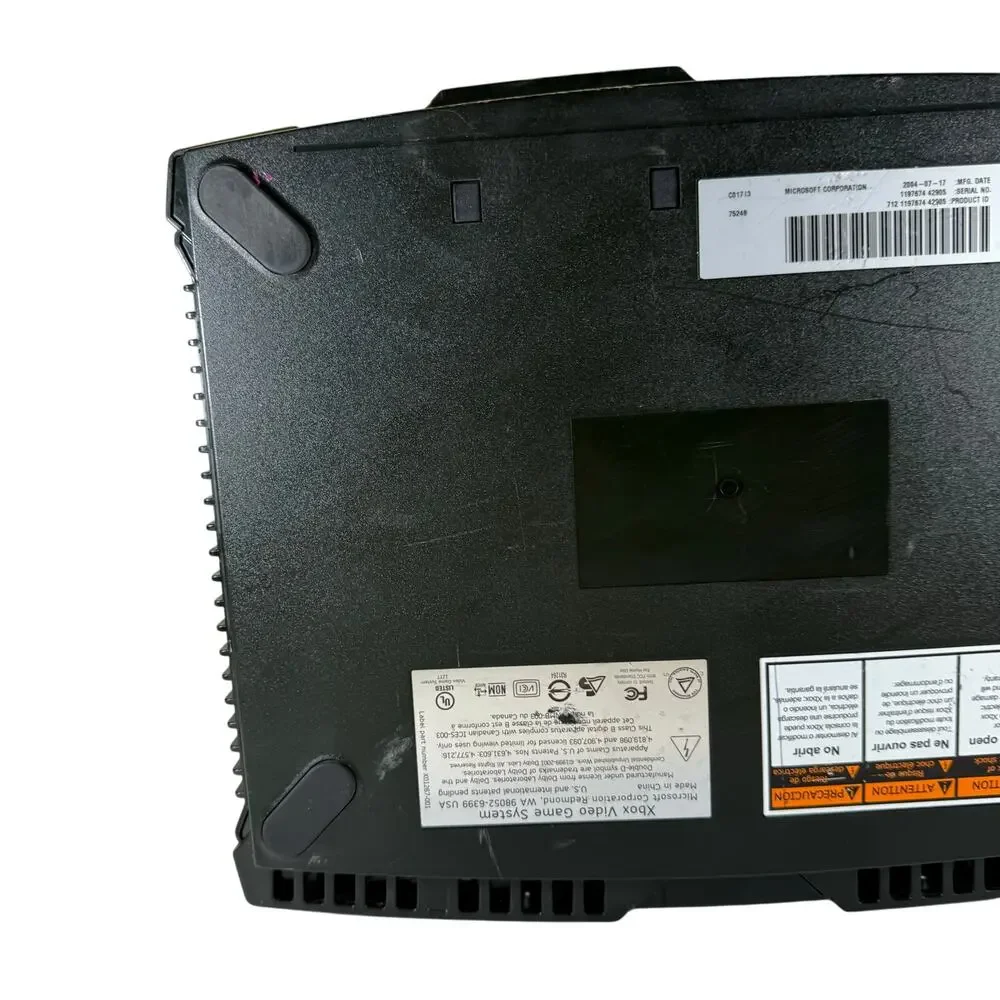 Microsoft Original Xbox For Parts And Repair, Power On, Disc Driver Stuck